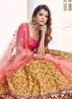 Grandiose Sequins Mustard Lehenga Choli