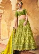 Green Bridal Lehenga Choli