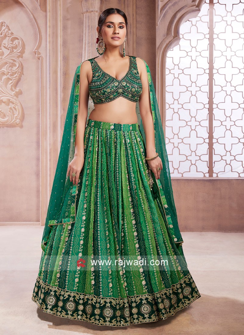 Bridal Designer Rich Zardozi Handworked Lehenga - Rana's by Kshitija