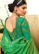 Green Engagement Silk Designer Traditional Saree