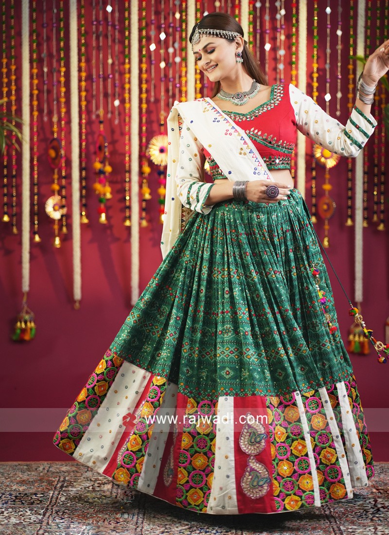 Decent cream color resham work bridesmaid lehenga choli - DRESSTIVE -  3820877