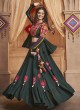 Ethnic Dark Green Jacket Style Garba Special Lehenga Choli