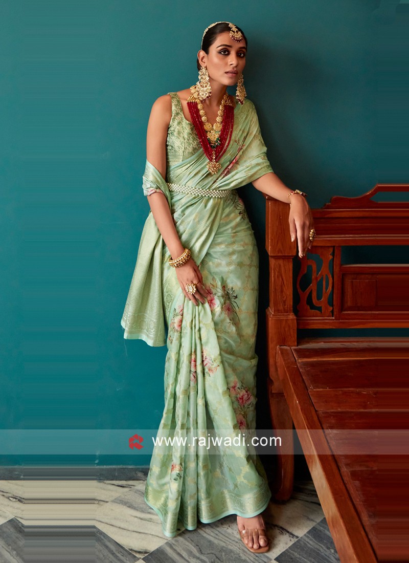 Latest Saree with Price in India Light Weight Soft Brasso