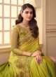 Green Silk Designer Contemporary Saree