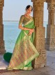 Green Weaving Banarasi Silk Classic Saree