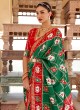 Green Weaving Patola Silk  Traditional Saree