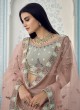 Grey Faux Georgette Zari Lehenga Choli