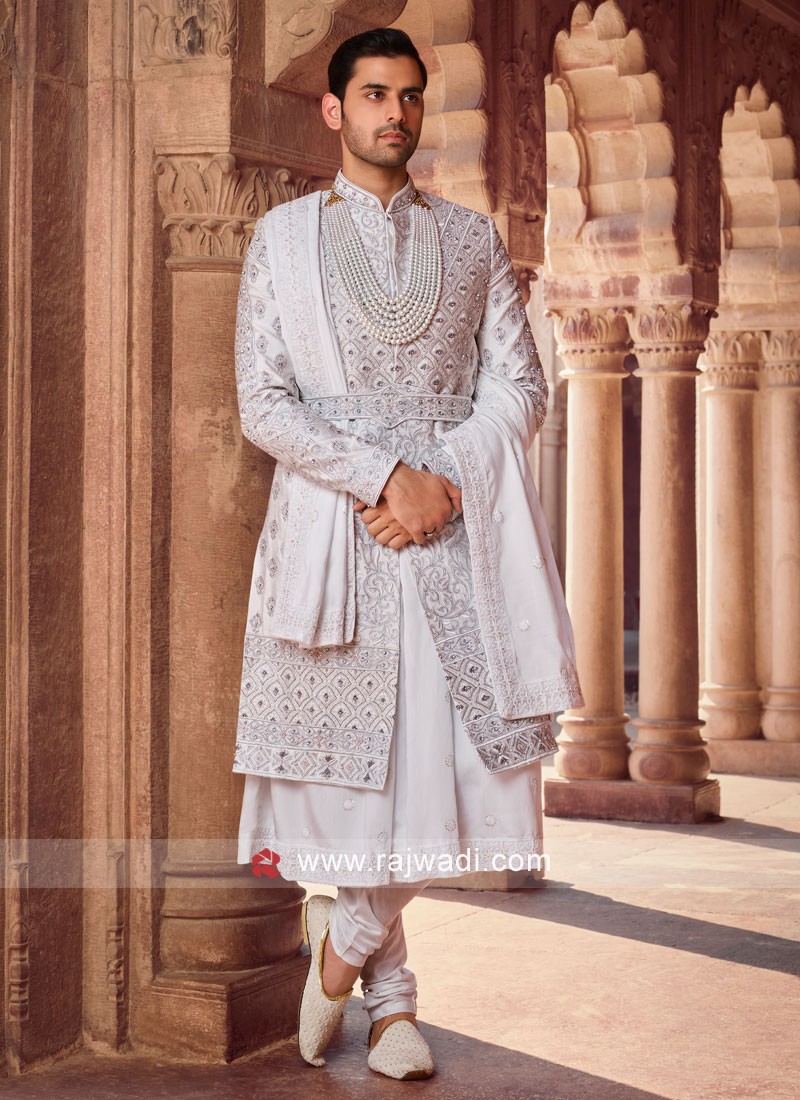 Designer sherwani hot sale suit