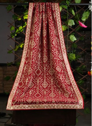 Groom Wear Designer Velvet Dupatta