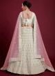 Off White Georgette Festive Lehenga Choli