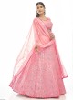 Pretty Pink Designer Lehenga Choli