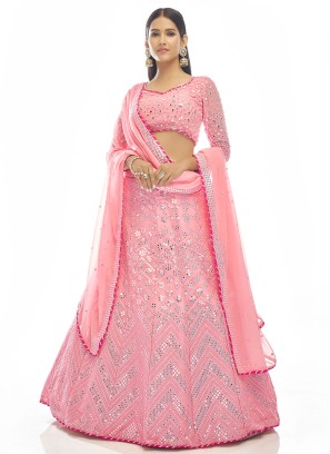 Pretty Pink Designer Lehenga Choli