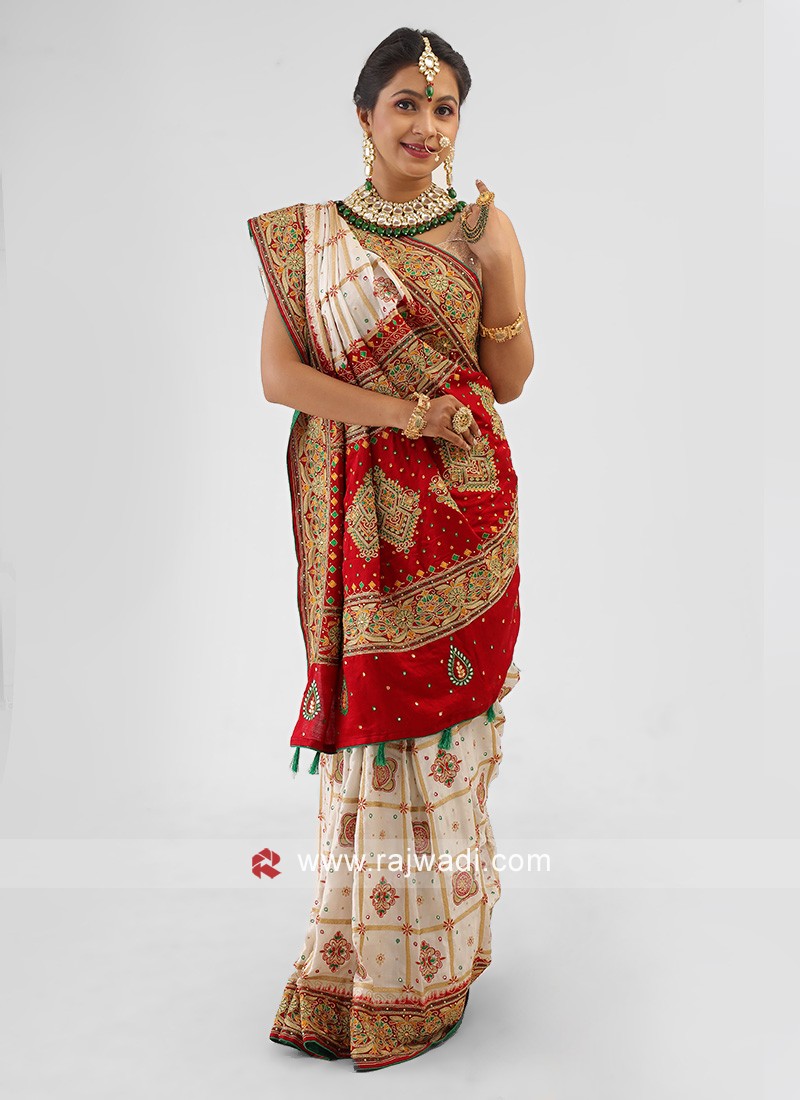 Traditional 2025 panetar saree