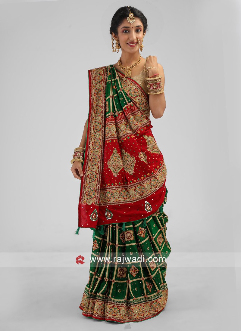 Wedding Saree - Shop Embroidered Banarasi Silk Saree Online | Me99