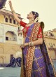 Handwork Patola Silk  Designer Traditional Saree in Lavender