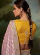 Lavender Banarasi Organza Zari Embellished Saree