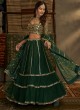 Gorgeous Green Sequins Work Lehenga Choli