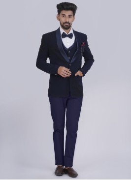 Imported Fabric Blue Suit For Men