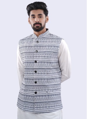 Imported Fancy Print Readymade Nehru Jacket