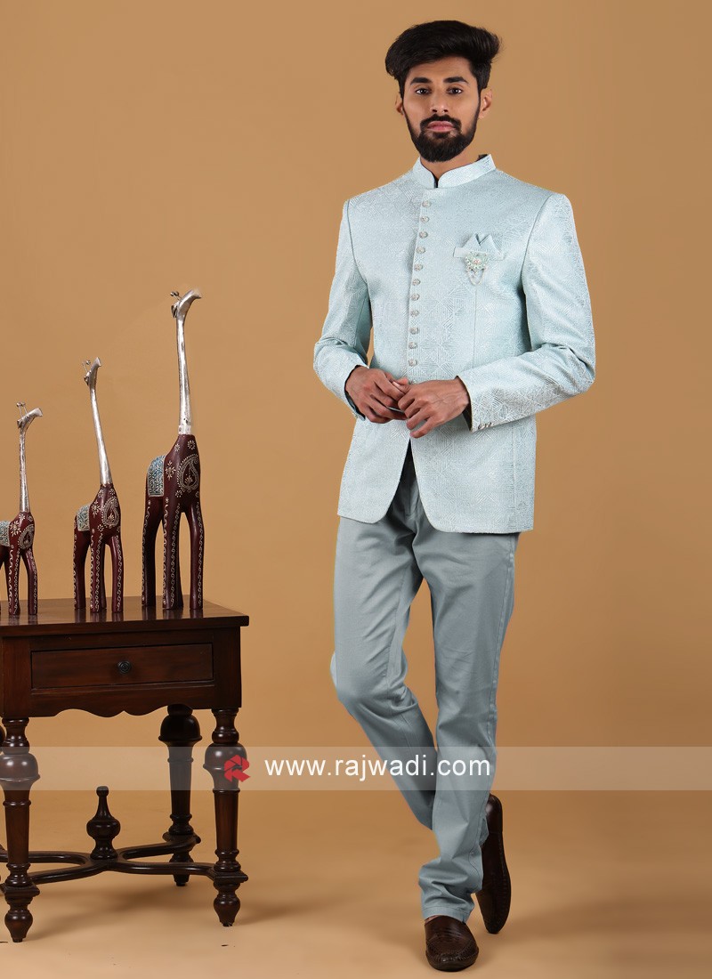 Designer Jodhpuri Suitjodhpuri Suit for Weddingblue Colour - Etsy | Jodhpuri  suits for men, Designer suits for men, Mens suits