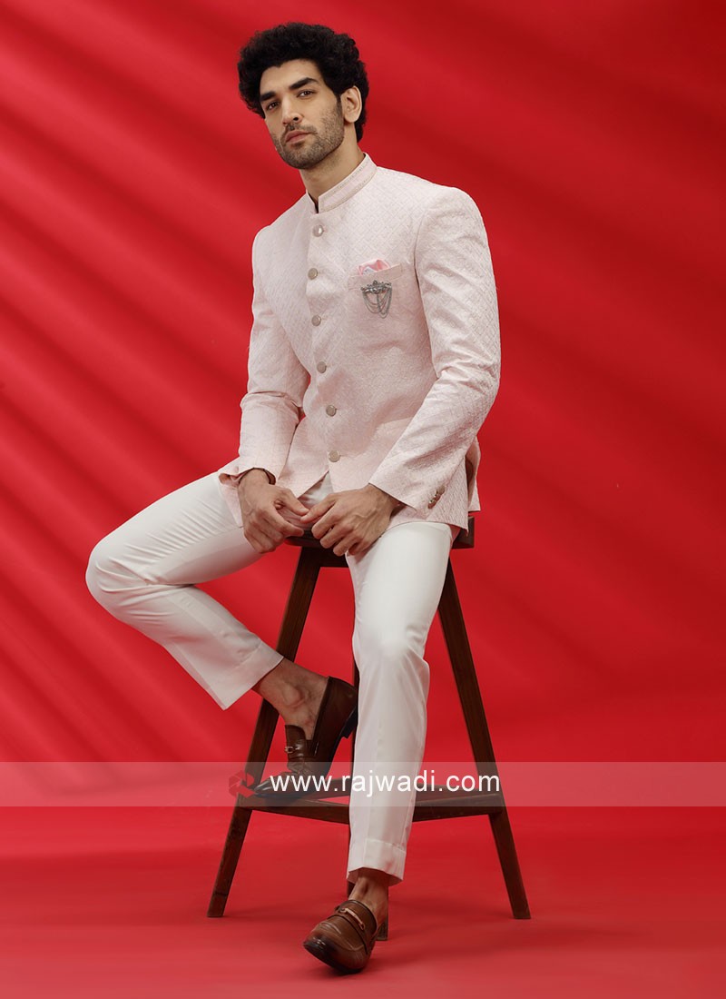 Rani Pink Sangeet Georgette Pakistani Salwar Suit - Hirpara House - 4075550