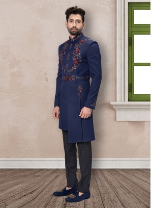 Imported Silk Indowestern For Groom