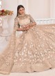 Delightful Dark Beige Sequins Embroidered Lehenga Choli