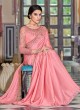 Pretty Pink Designer Silk Saree