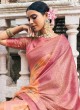 Intricate Woven Multi Color Organza Saree