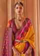 Multi Colored Patola Printed Trendy Silk Saree