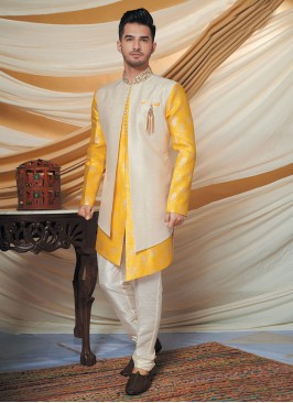 Jacket Style Indowestern For Men