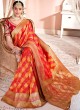 Lavish Silk Orange Classic Designer Saree