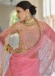 Lehenga Choli Sequins Net in Pink