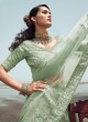 Gorgeous Green Organza Lehenga Choli