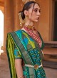 Lovable TWo Toned Green Silk Classic Saree