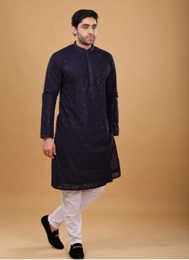 Lucknowi Festive Wear Kurta Pajama
