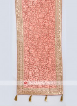 Lucknowi Work Chiffon Dupatta