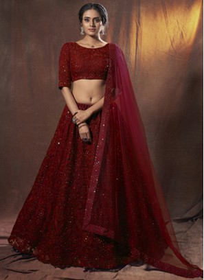 Magnetic Sequins Lehenga Choli