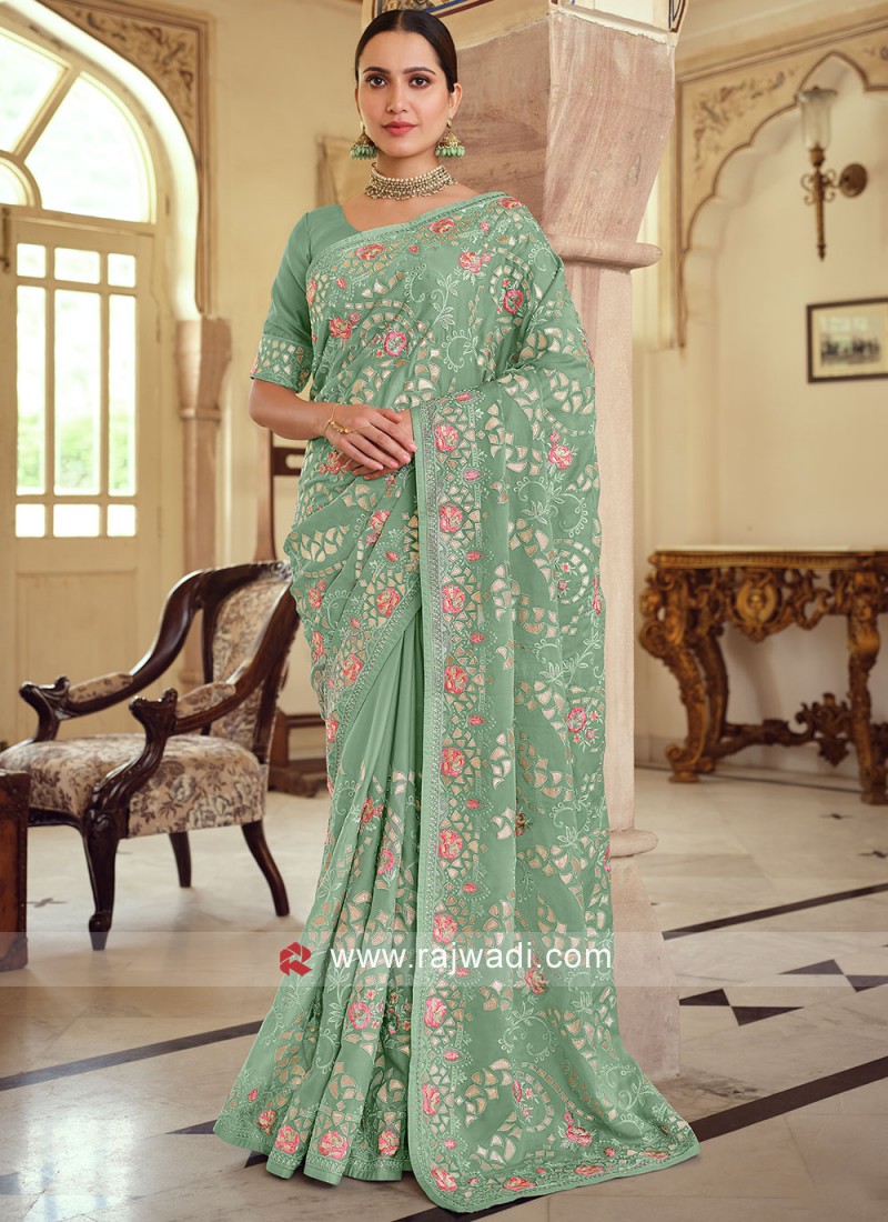 Designer Sarees For Wedding Party Online | Maharani Designer