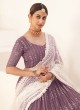 Lavender Georgette Designer Lehenga Choli