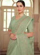 Majesty Green Contemporary Saree