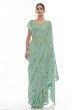 Majesty Thread Sea Green Contemporary Style Saree