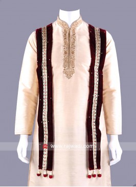 Maroon Dupatta with Latkan