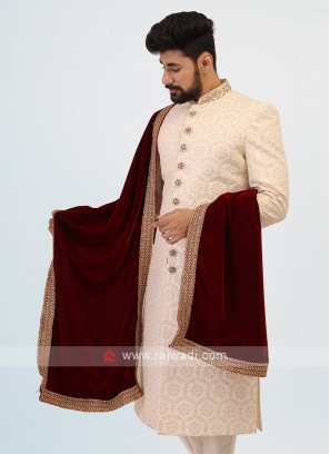 Maroon Mens Dupatta