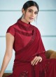 Gorgeous Red Designer Saree For Wedding