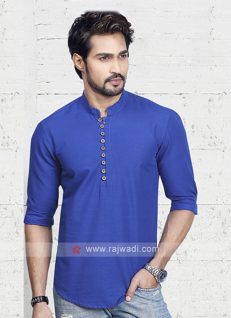 Short kurta outlet mens design