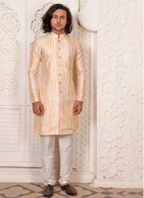 Mens Cotton Silk Indowestern For Wedding