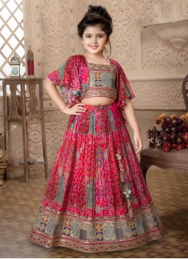 Mesmerizing Pink Color Silk Festive Lehenga Choli