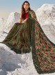 Modern Embroidered Green Bollywood Saree