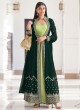 Modernistic Faux Georgette Embroidered Jacket Style Anarkali Suit